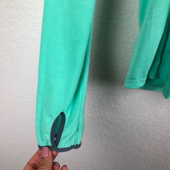 RBX Mint Green Workout Hooded Sweater Medium - Picture 2 of 8